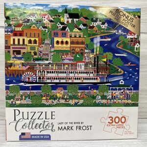 ROSE ART 300pc Puzzle 18"x24" Frost Lady of the River *Factory Sealed*